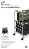 Honey-Can-Do CRT-01512 Carrito de 5 Gavetas para Carpetas