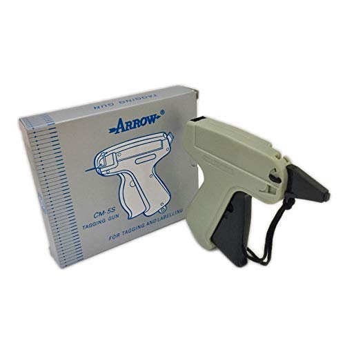 Kit Pistola Etiquetadora de Plastiflechas Estándar Arrow CM-5S + 5,000 Plastiflechas Avery Dennison 20mm + 6 Agujas