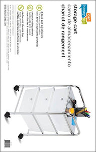 Honey-Can-Do CRT-01512 Carrito de 5 Gavetas para Carpetas