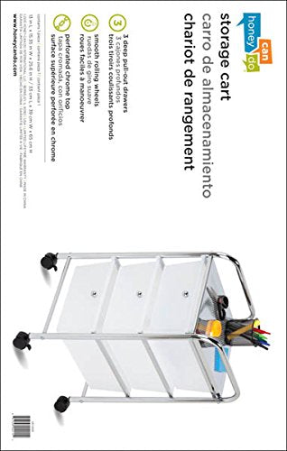 Honey-Can-Do CRT-01512 Carrito de 5 Gavetas para Carpetas