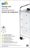 Honey-Can-Do CRT-01512 Carrito de 5 Gavetas para Carpetas
