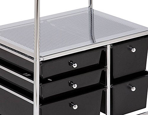 Honey-Can-Do CRT-01512 Carrito de 5 Gavetas para Carpetas