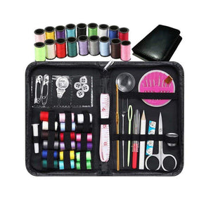 Kit de Costura Costurero Sewing Kits Conjunto de Agujas incluye Agujas de Rosca y Coser Accesorios,Cinta Medida Tijera Dedal Hilo Caja De Almacenamiento Viaje Suministros De Costura Para El Hogar