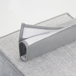 InterDesign 04473 Aldo Fabric Hanging Closet Storage Organizer, for Clothing, Sweaters, Shoes, Accessories, Gray, 6 Shelves
