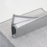 InterDesign 04473 Aldo Fabric Hanging Closet Storage Organizer, for Clothing, Sweaters, Shoes, Accessories, Gray, 6 Shelves