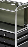 Honey-Can-Do CRT-01512 Carrito de 5 Gavetas para Carpetas