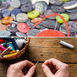 30 Paquetes de diferentes tamaños Agujas romas para ojos grandes Agujas de coser con botella transparente Agujas de costura SourceTon Hilos de acero Agujas de punto (5,2 cm, 6 cm y 7 cm) para bricolaje