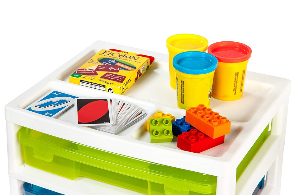 Iris 6-Case Actividad Pecho con Organizador Parte Superior, Varios Colores