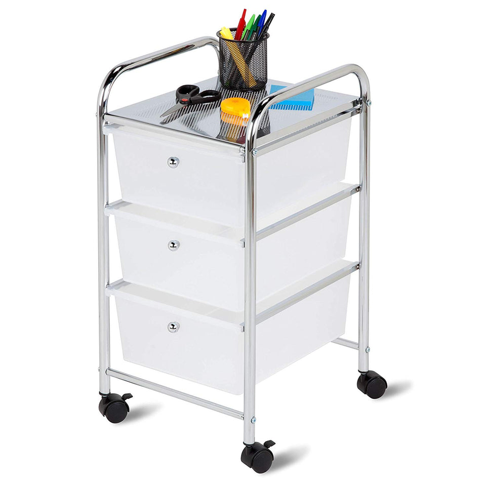 Honey-Can-Do CRT-01512 Carrito de 5 Gavetas para Carpetas