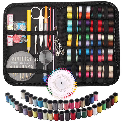 Mini kits de costura, 136 piezas, kit de herramientas de costura manual para el hogar, viajes, camping y uso de emergencia por Sturme