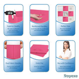 Juego de cubos de almacenamiento plegable de tela duradera, cuadrado plegable organizar contenedores, doblar en cestas cajón resistente G, 2 asas, ideal para guardería o cualquiera de tus necesidades de almacenamiento, de primera calidad, Paquete de 8