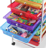 Whitmor 10-Drawer Rolling Organizador Craft – Carro, Multicolor