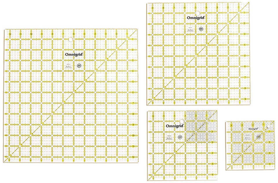 Omnigrid Ruler Value Pack 1, Package of Four