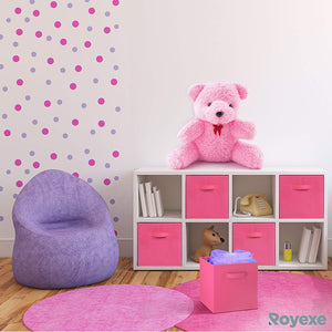 Juego de cubos de almacenamiento plegable de tela duradera, cuadrado plegable organizar contenedores, doblar en cestas cajón resistente G, 2 asas, ideal para guardería o cualquiera de tus necesidades de almacenamiento, de primera calidad, Paquete de 8