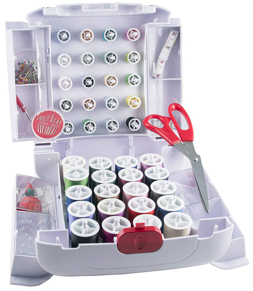 Singer Sew Essentials - Accesorios de costura y sistema de almacenamiento, 166 piezas